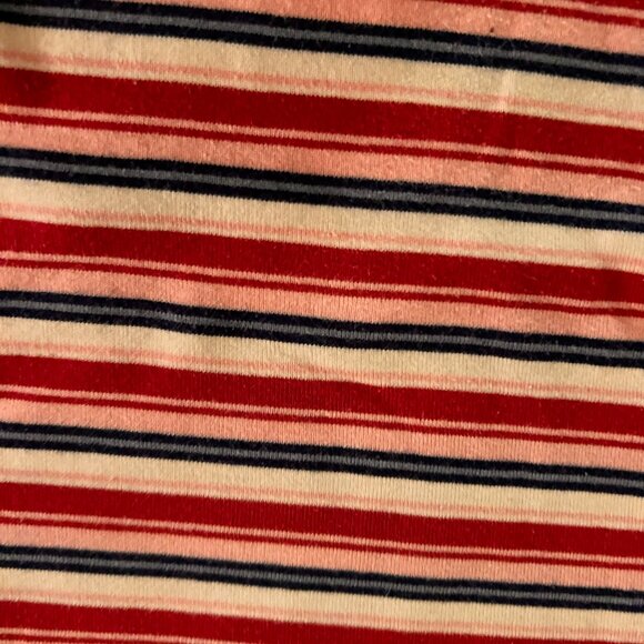 Northern Reflections Pink Stripped Mockneck - Picture 2 of 4